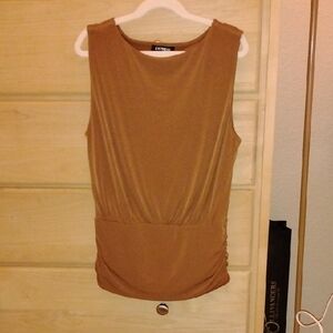 Express Women's Camel Sleeveless Tank Top